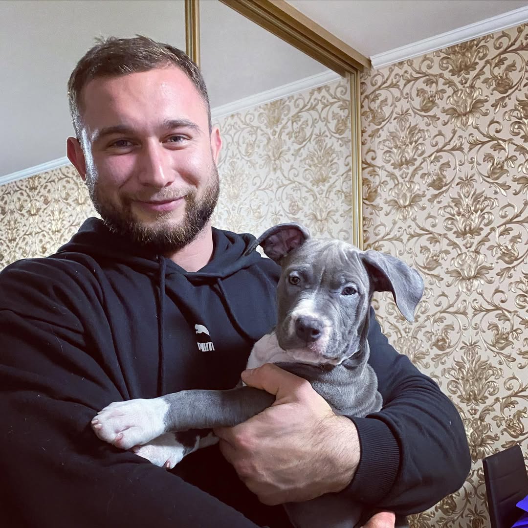 Happy Staffie family